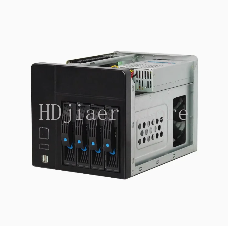 

NAS-4 Network Storage Chassis, Cloud Storage Home To Build Online Office, New Quality Assurance