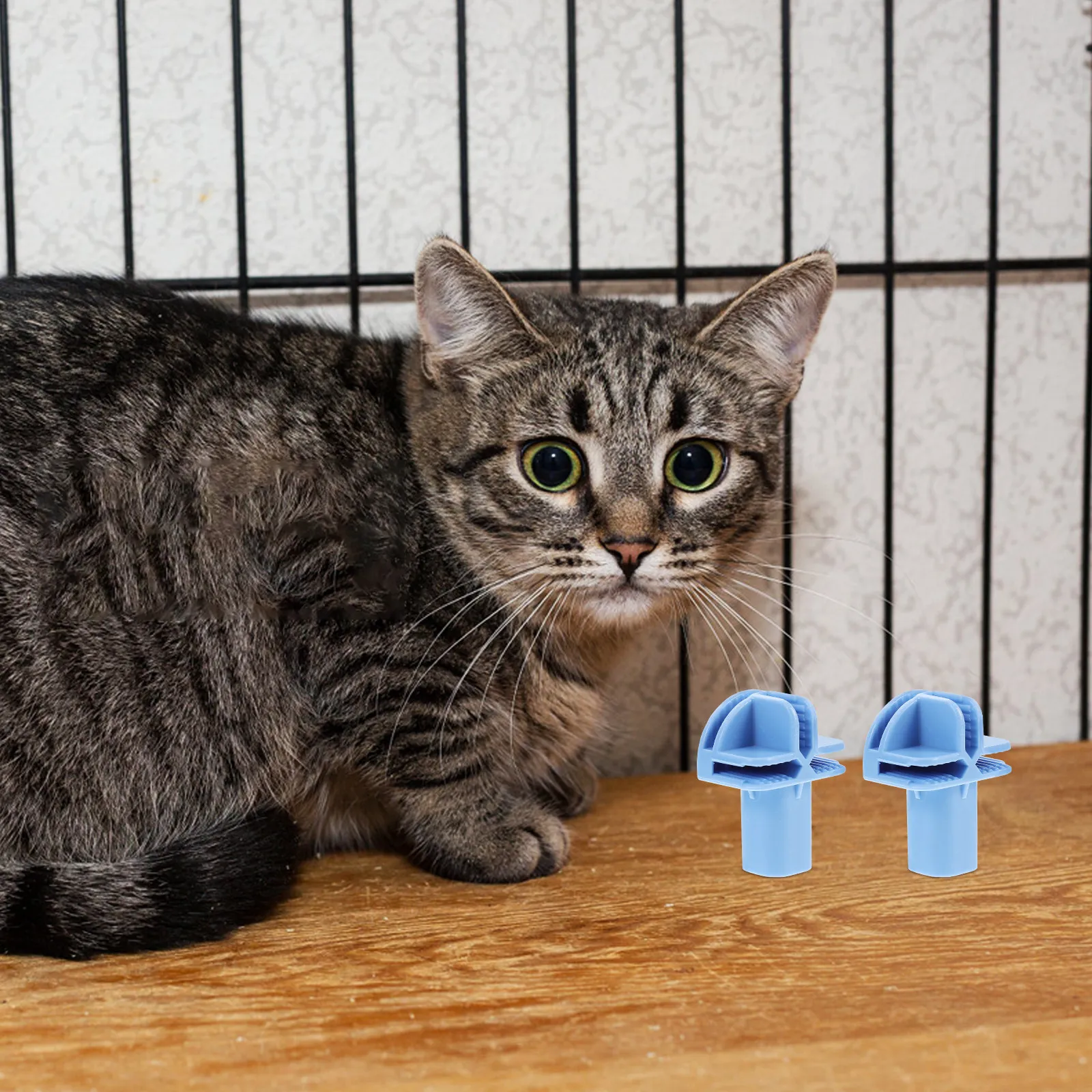 10Pcs Cat Cage Caster Wheel Adapters Plastic Spinner Sleeve Connectors Compatible with Bird Cages Wardrobes Small Rolling Caster view 3