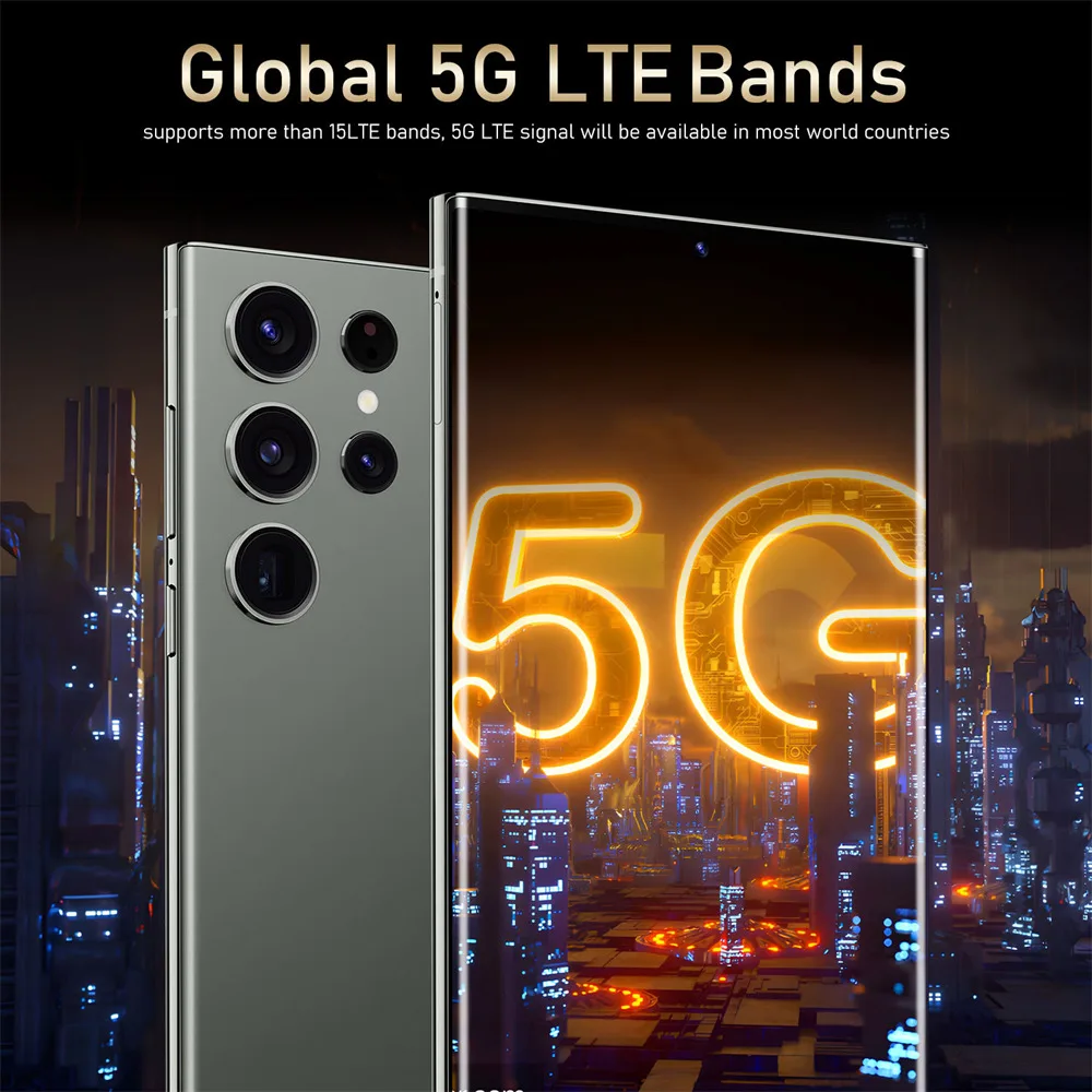 جديد S25 Ultra HOT 2025 أصلي 7.3 بوصة ذكي 5G بطاقة مزدوجة الاستعداد المزدوج نظام أندرويد 14 الإصدار العالمي بطارية 7800 مللي أمبير في الساعة