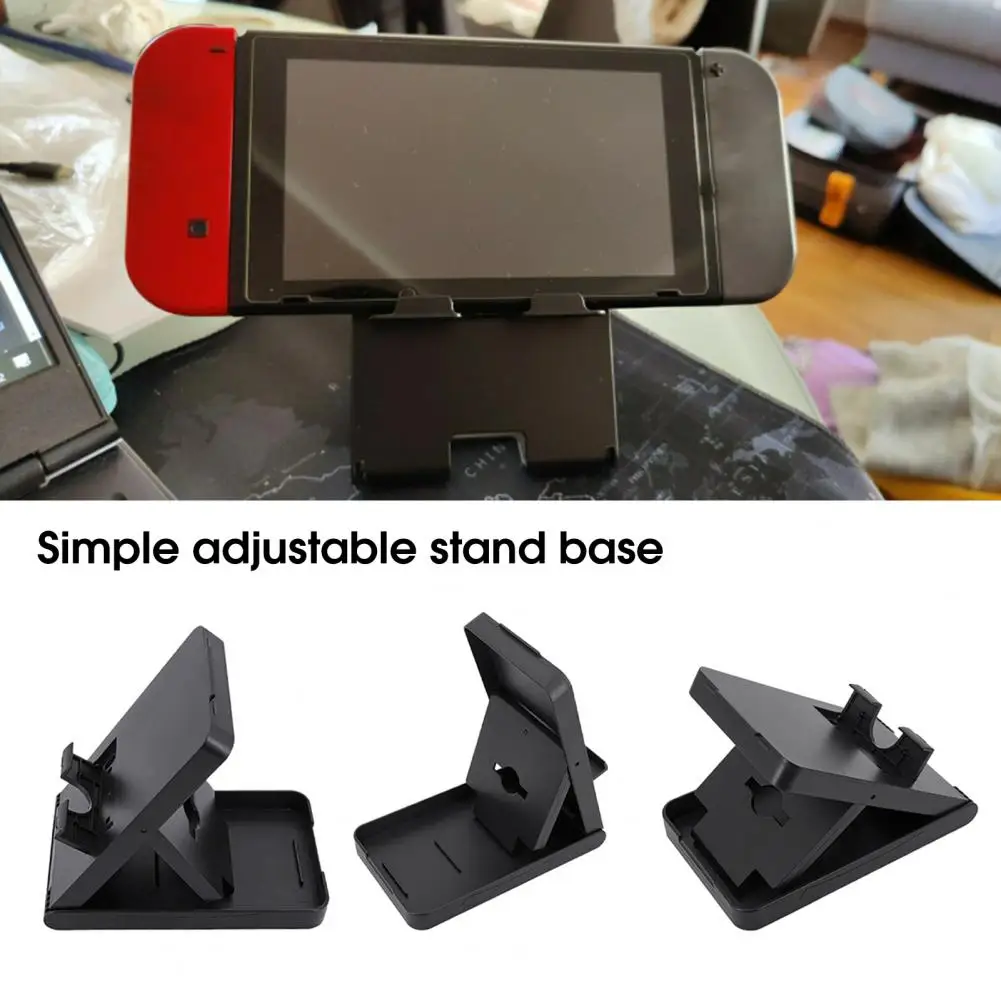 Game Console Support Reliable Durable Gaming Console Bracket Folding Easy Carry Game Console Stand