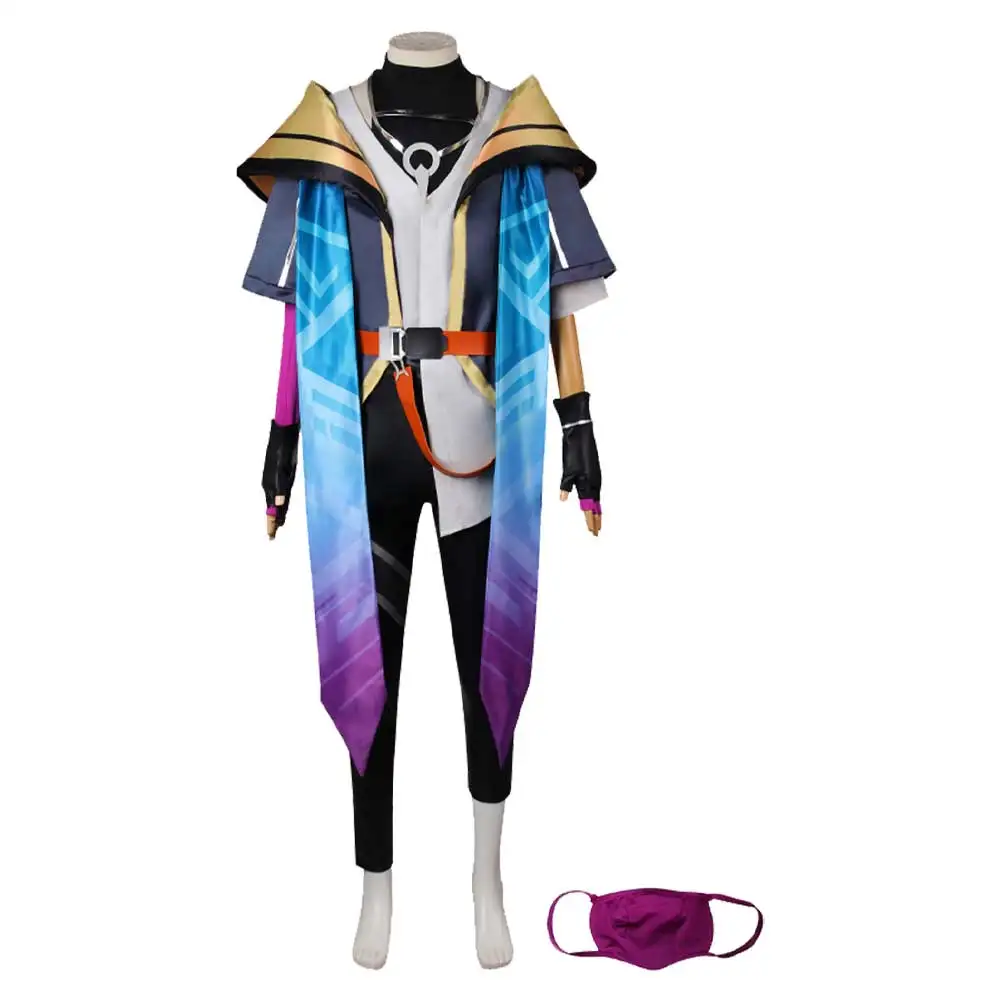 Heartsteel Aphelios Cosplay Game LoL Fantasia Costume Adult Men Top Pants Gloves Roleplay Outfits Halloween Carnival Party Suit