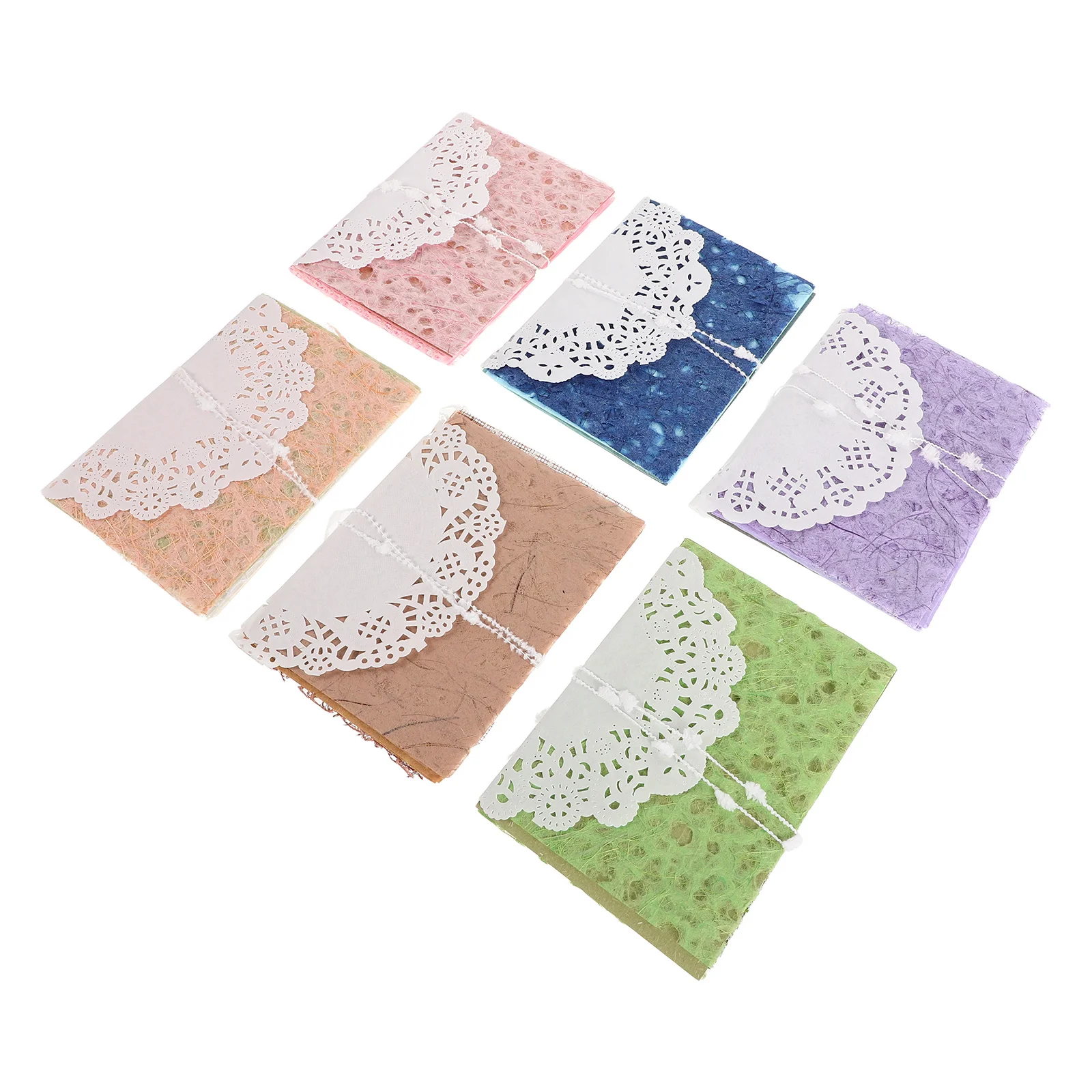 

96Pcs Handmade Scrapbook Paper Mixed Material Pack Soft Textured Journal Papers for Creative Decoupage Card Making Craft DIY