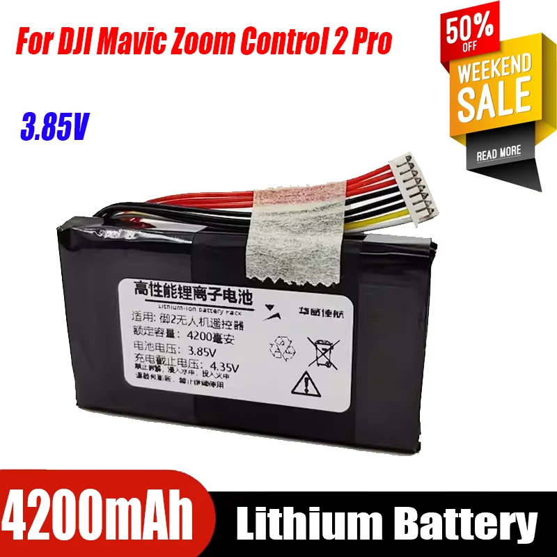 

Аккумулятор для DJI Mavic 2Pro, для DJI Mavic Zoom Control 2 Pro, литий-полимерный аккумулятор 623758-1S2P, 3,7 В, 3,8 В, 4000 мАч