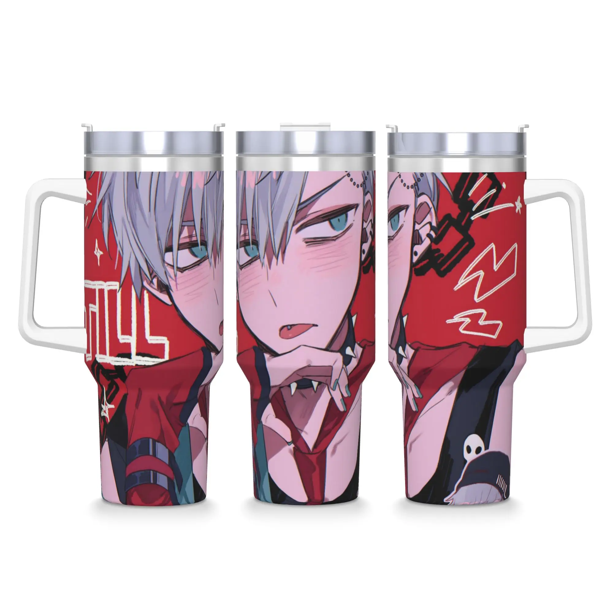 40OZ Stainless Steel Tumbler Alien Stage Anime Thermal Cups  Leakproof Cold Drink Car Mugs Travel Water Bottle
