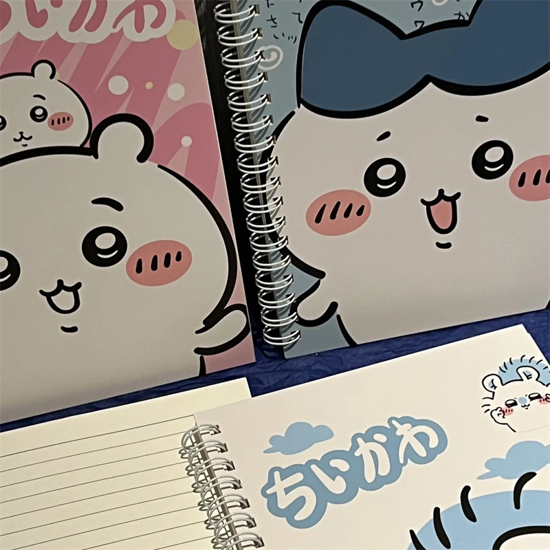 Kawaii Chiikawa A5 Coil Notebook Exercise Book Notepad Diary School Student Stationery Supplies Back To School Kids Gift