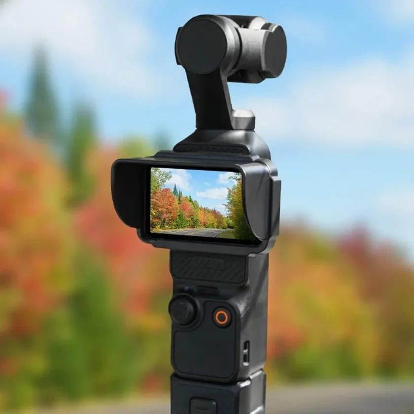 غطاء حماية من الشمس، غطاء حماية من الشمس، ملحقات الكاميرا، غطاء شاشة خفيف الوزن، غطاء شمس لجيب DJI Osmo 3 #3