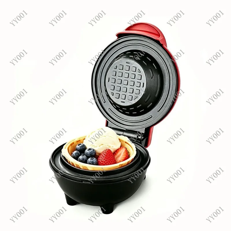 Multi-Function Breakfast Maker US & EU Plug Egg Tart Waffle Egg Roll Ice Cream Cone Baking Machine