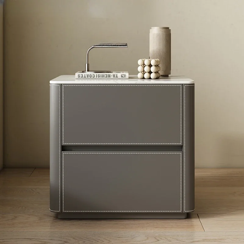 

Solid Wood Nightstands Drawer Storage Box Replacement Bedside Table Creative Light Luxury Criado Mudo Home Furniture