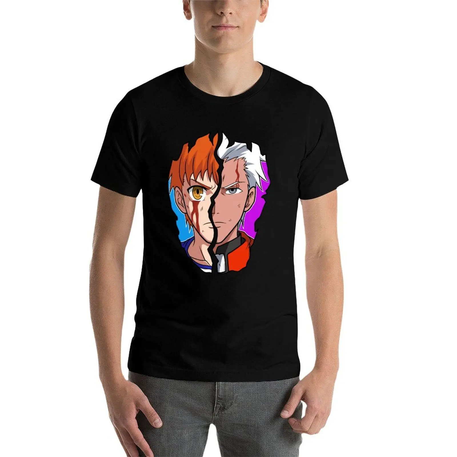 

Archer x Emiya (Fate Stay Night) T-Shirt t shirt custom print t shirts for man graphic tees T-Shirt