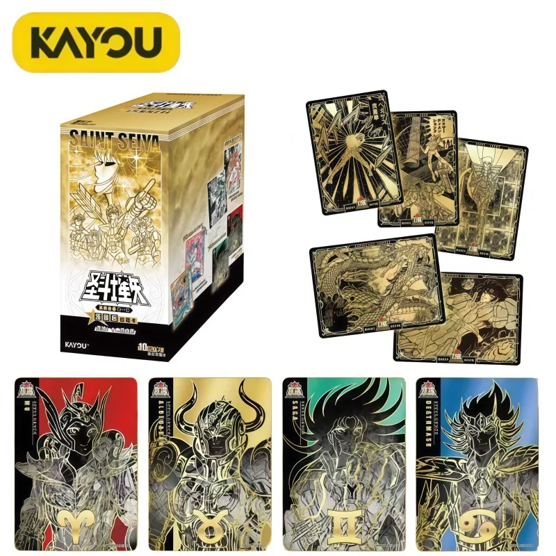 NOVO KAYOU Cartão Genuíno Saint Seiya: Cartões de Contrato Estelar de Atena, Papa Poseidon, Brinquedo Infantil, Jogo de Anime, Cartão de Coleção Raro, Presente
