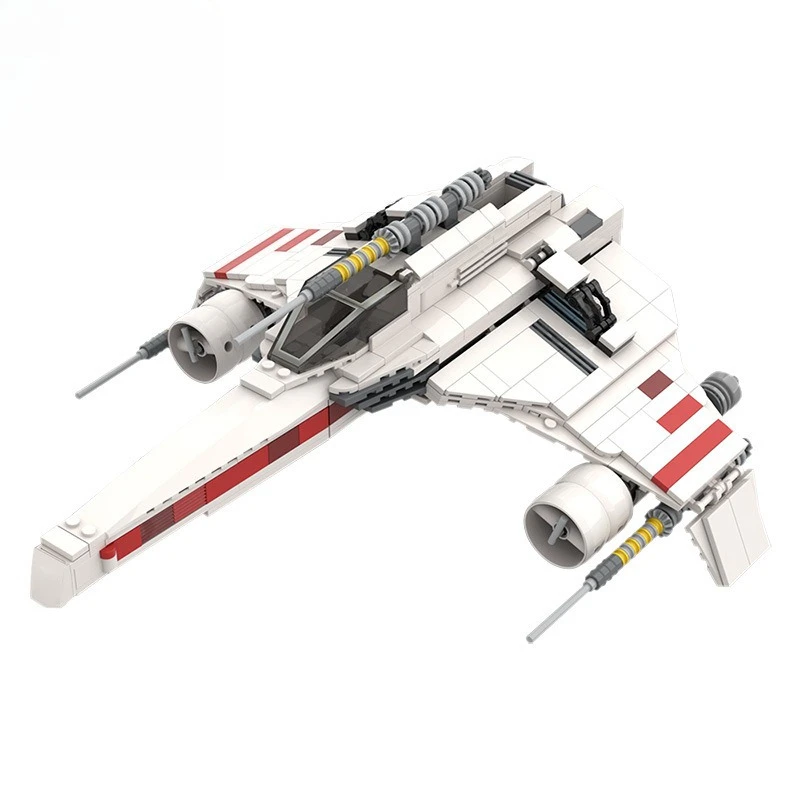 DIY Interstellar Series Creative Fighter Building Blocks Space Ship Models Assembly Bricks Toys