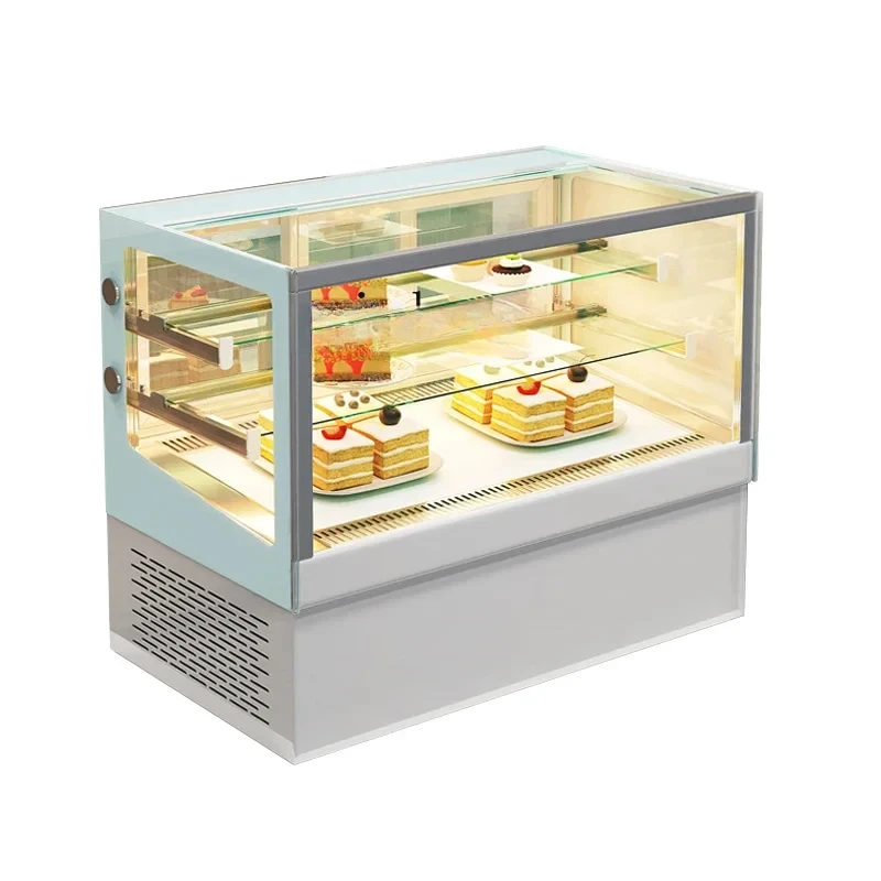 Air Cooled Fruit Display Desktop Refrigerated Cabinet Cake Counter Pastry Dessert Small Fresh-keeping Cabinet