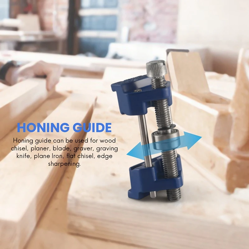 Chisel Honing Guide Jig Metal Angle Sharpener For Wood Chisel Edge Sharpening Angle Guide Abrasive Tools