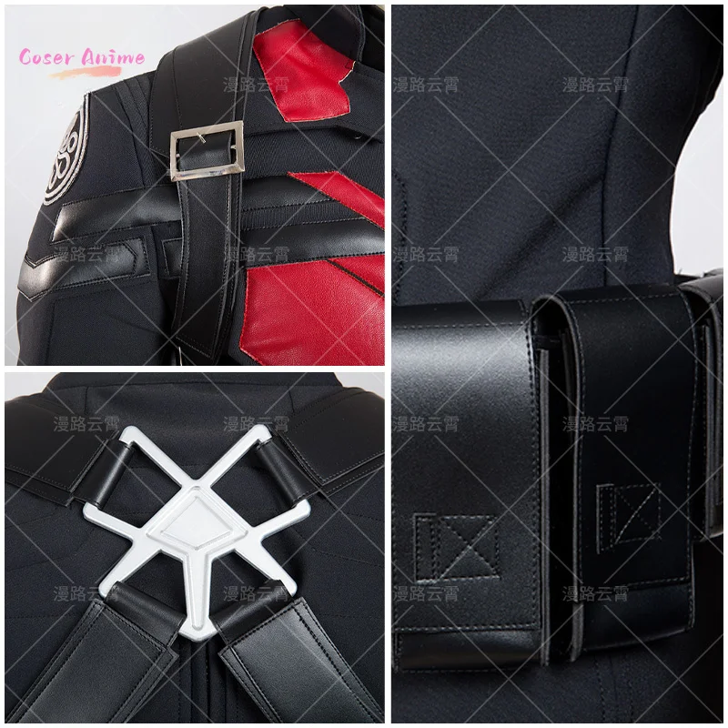 슈퍼 히어로 캡틴 히드라 스티븐 로저스 코스프레 의상 머리 장식 목도리 바지 장갑 허리 랩 할로윈 남자 판타지 유니폼