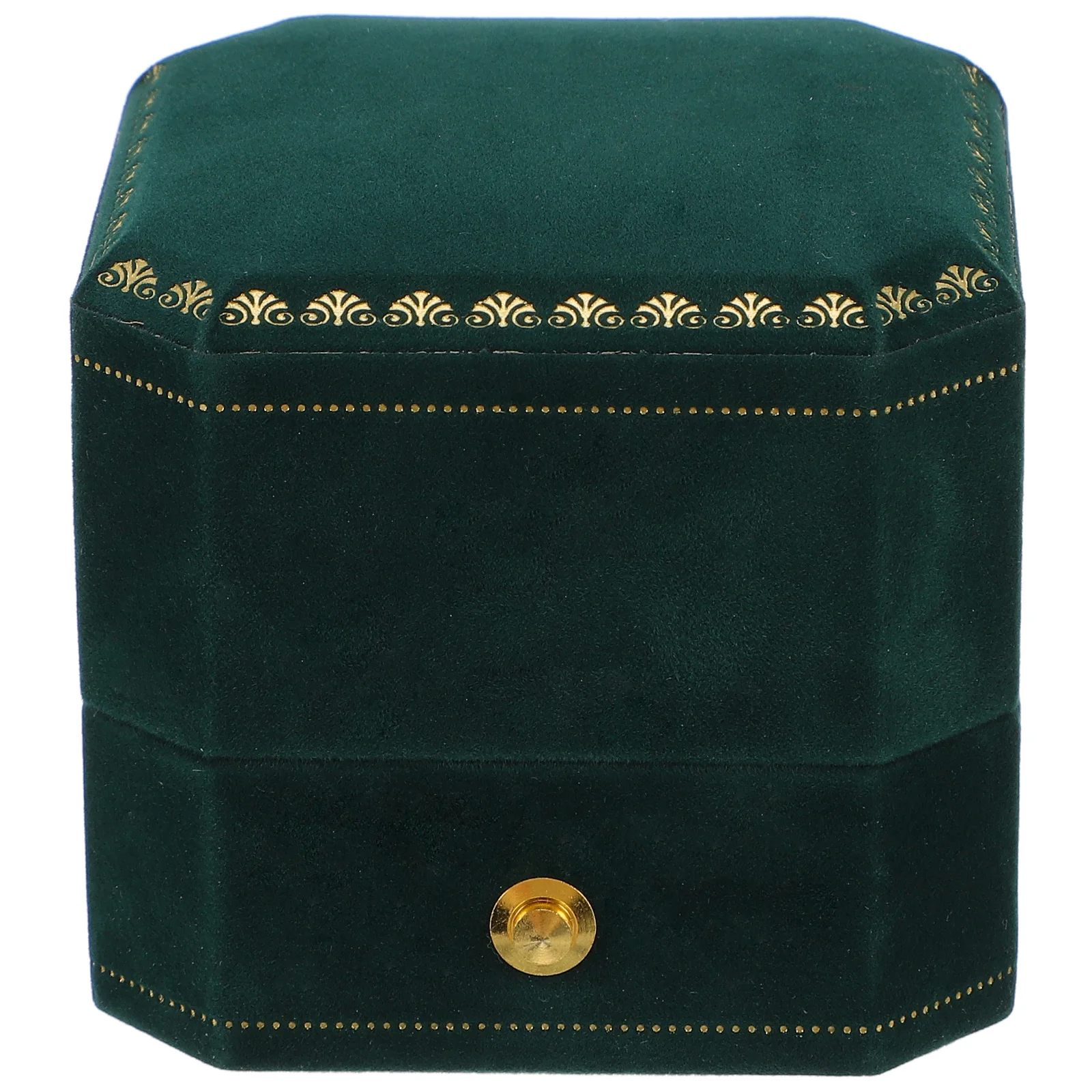 

Octagonal Ring Box Small Jewelry Case Wedding Ceremony Engagement Proposal Ring Holder Decorative Storage Organizer for Wedding