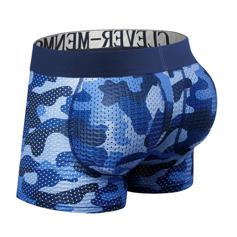 男性パンティー男性下着軽量 M-4XL メッシュ無地トランクスビキニブルーボクサーブリーフ通気性クラシック