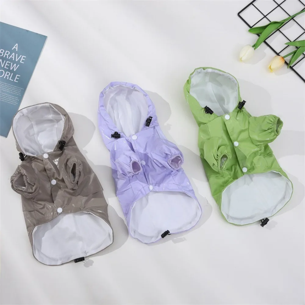 

Creative Waterproof Dog Raincoat Snowproof Polyurethane Fibre Pet Coat Double Layered Exquisite Pet Poncho Chihuahua