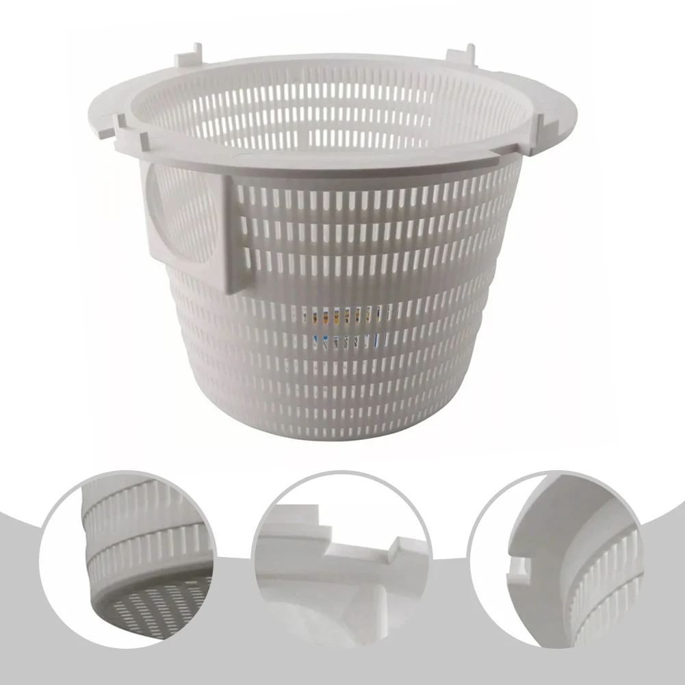

223*145mm Skimmer Basket Easy Install Skimmer Basket Effortless Installation Hassle-free Replacement Locking Tabs On Top Edge