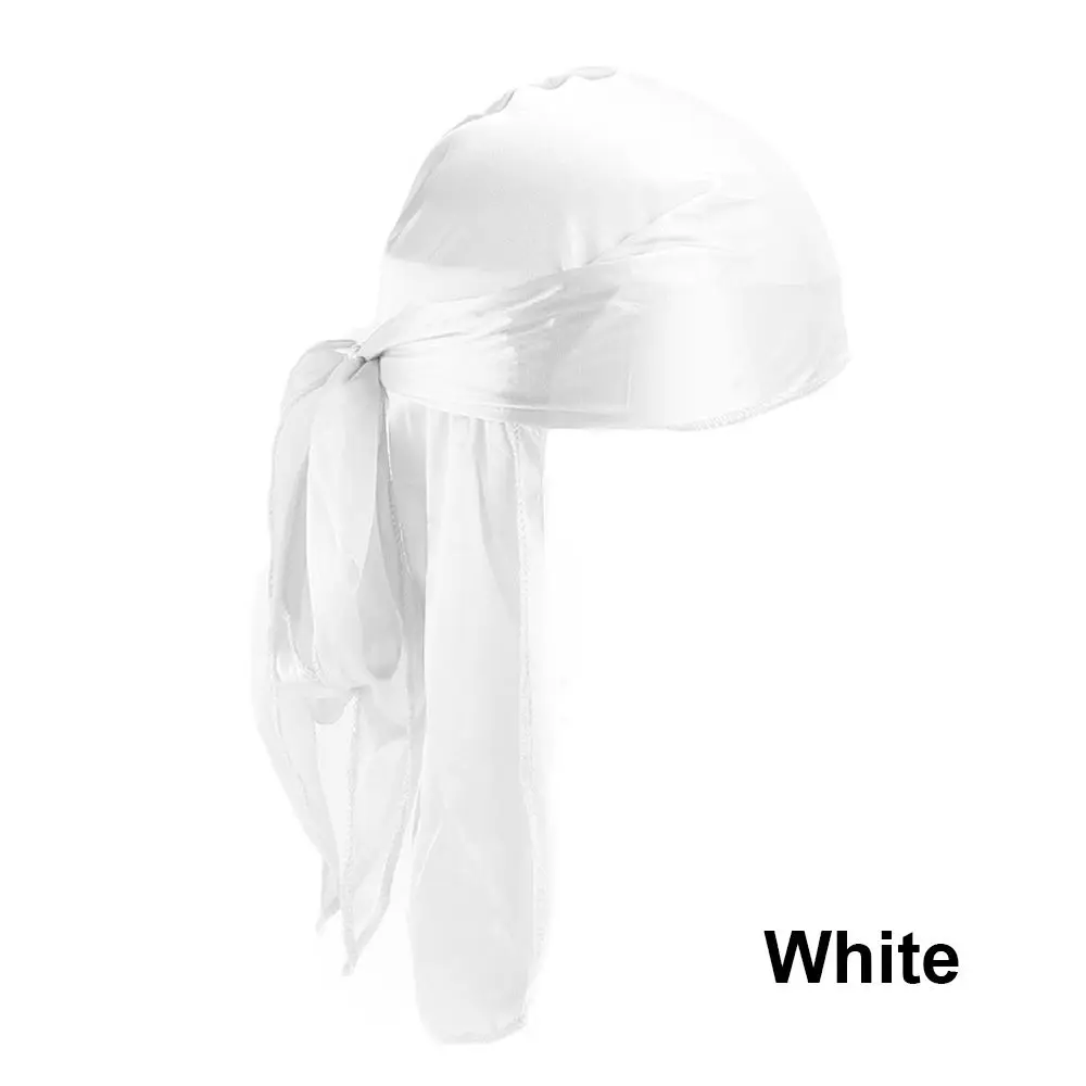 

Men Women Elastic Chemo Cap Headwrap Cancer Head Scarf Pirate Hat Silk Durag Turban Hijab Bandana
