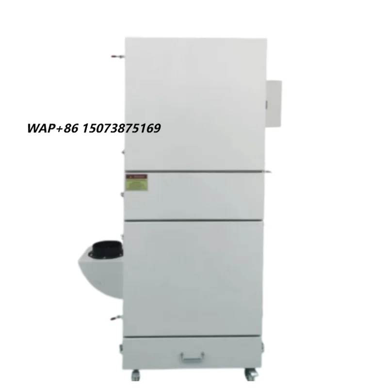 New YORKTECH Compact Carbon Steel Dust Collector with Automatic Cleaning System 99.9% Filtration Efficiency 1 Year Warranty