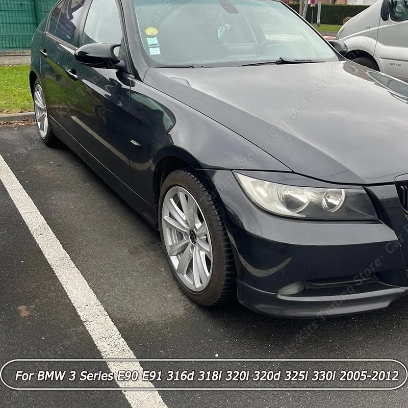 

2 шт., глянцевые 3D-наклейки на автомобильные фары BMW 3 серии E90 E91 316d 318i 320i 320d 325i 330i 2005-2012