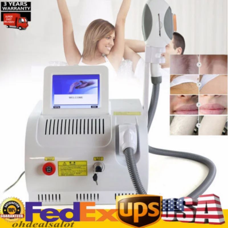 

Portable laser hair remover OPT IPL, professional facial hair removal equipment, 7 pieces, 40000000 flashes