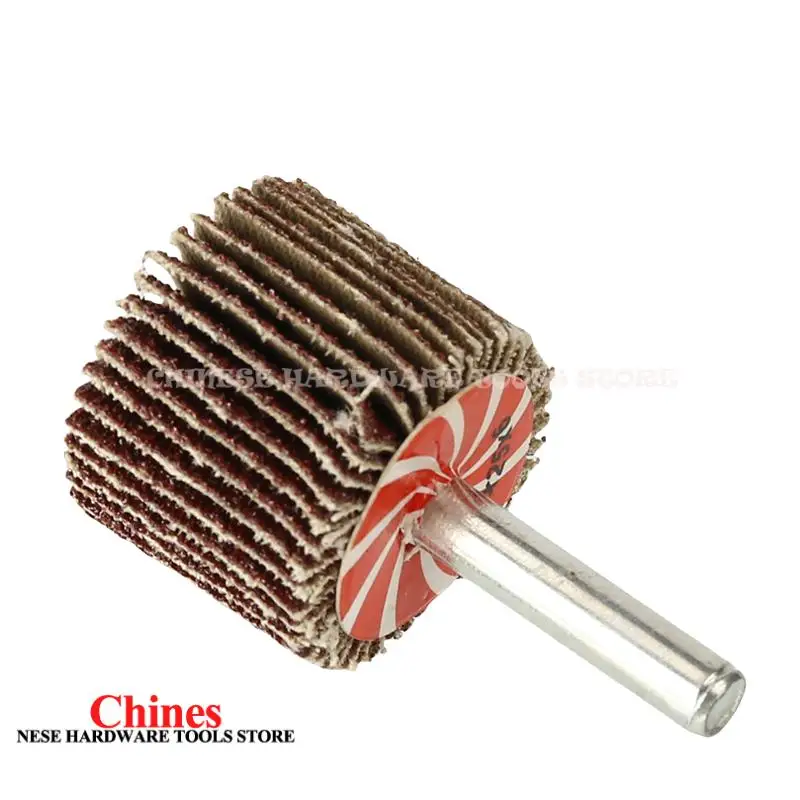 1 قطعة الرملي رفرف تلميع عجلات الرملي القرص الصنفرة 6 مللي متر عرقوب جلخ طحن عجلة رئيس ل أداة دوارة