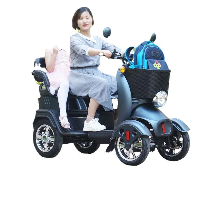 XK Three-Seat 72V Electric Quadricycle Household 4-Wheel Lithium Battery Four-Wheel Scooter