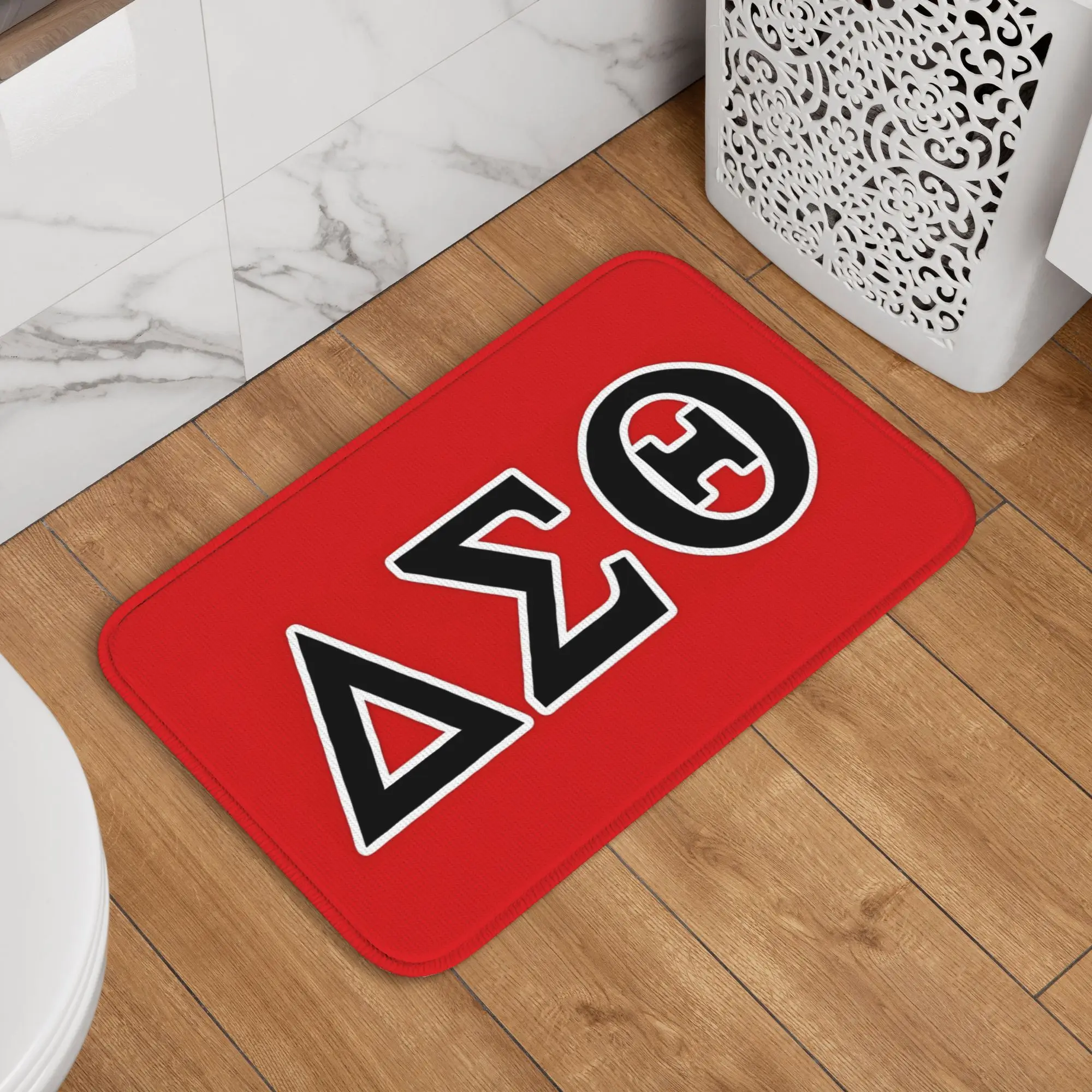 Custom Deltas Sigma Theta Sorority  Doormat Anti-Slip Entrance Kitchen Bathroom Door Floor Mats  Garden Rug Carpet Footpad