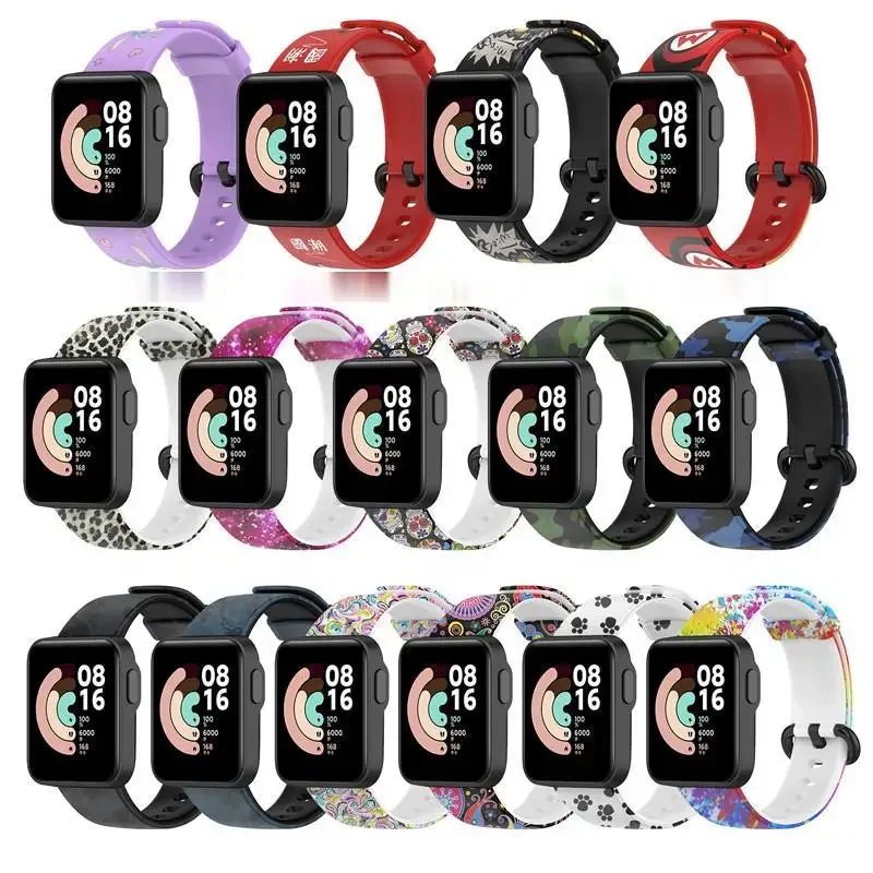 Silicone Strap For Xiaomi Mi Watch Lite Global Version Smart Watch Replacement Bracelet Wristband for Redmi Watch 1 Band