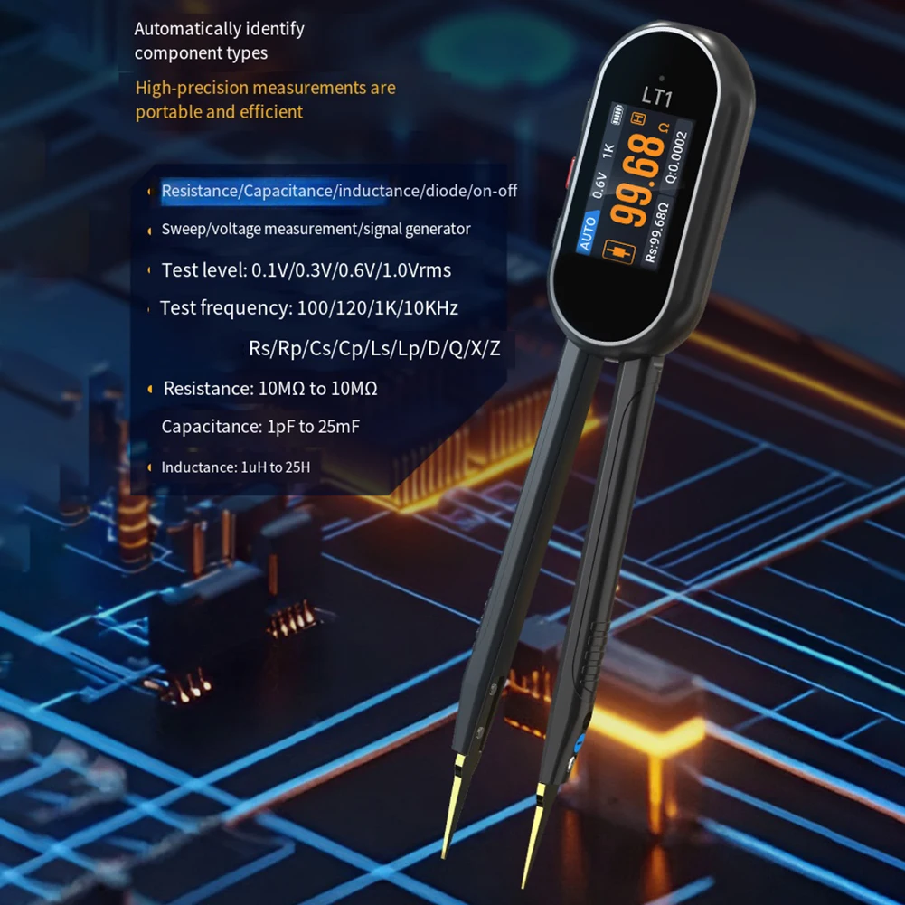 LT1 الرقمية جسر المشبك ERP ESR LCR المقاوم الرقمي مكثف مغو ABS LT1 الرقمية جسر المشبك اختبار متر للكشف عن