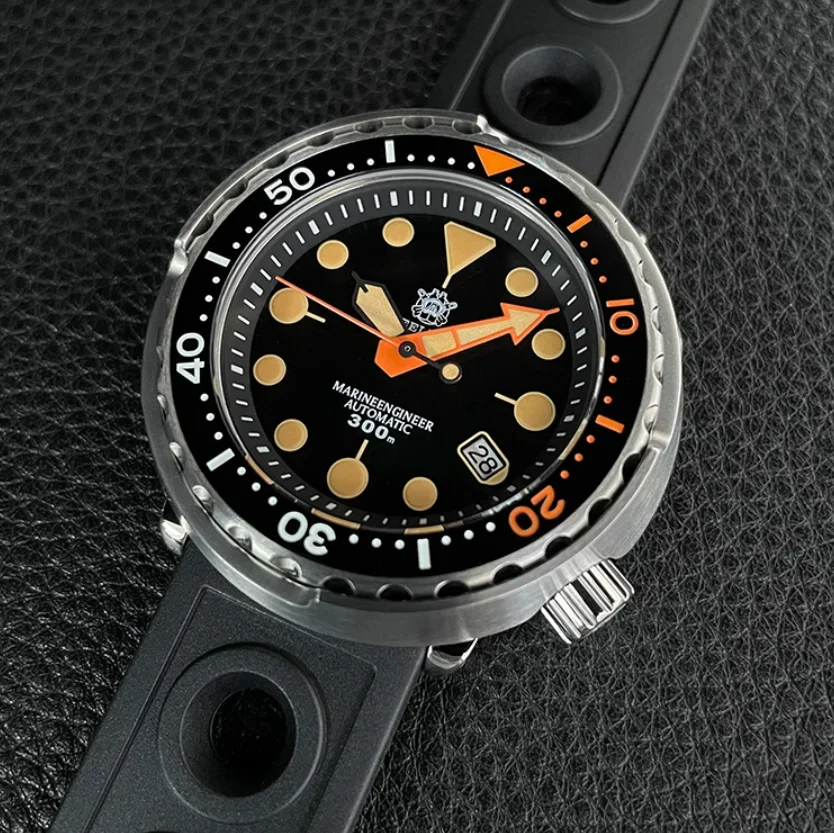 

Мужские автоматические часы STEELDIVE с тунцом, 47,5 мм, механические наручные часы для дайвера, 30 атм, водонепроницаемые, со светящимся сапфиром, NH35, керамический безель