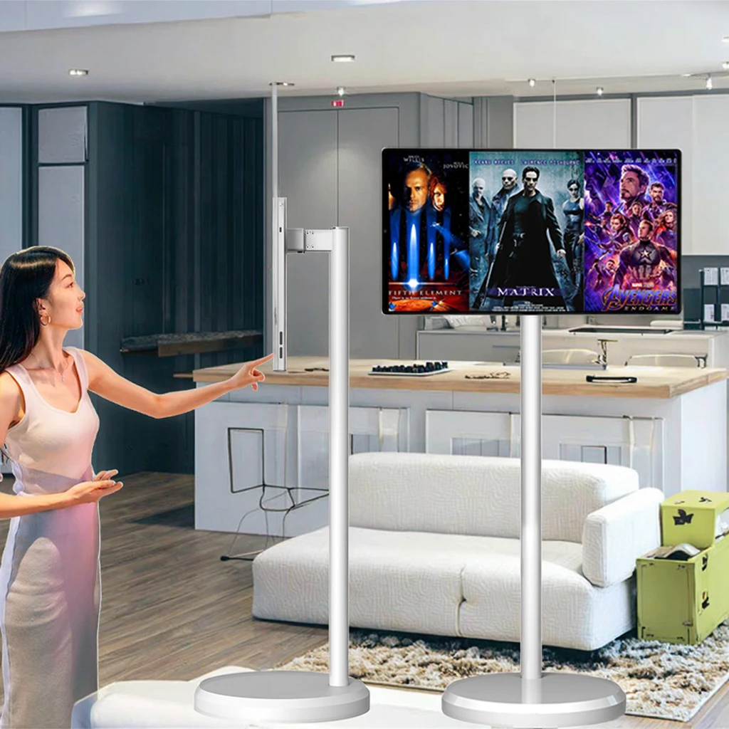 

21.5 Inch Battery Power Portable Android 12 Led & Lcd Tvs Indoor Portable Smart Tv Portable Tv With Battery