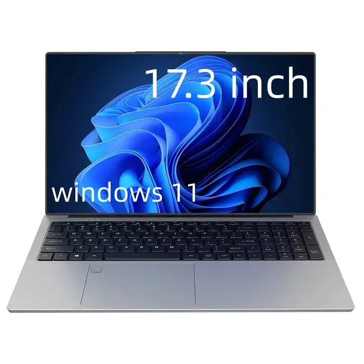 

2024 New 17.3 Inch laptop 2K screen Ultra Thin laptop 16GB 32GB RAM+256GB 512G 1TB SSD Backlight Keyboard computer notebooks