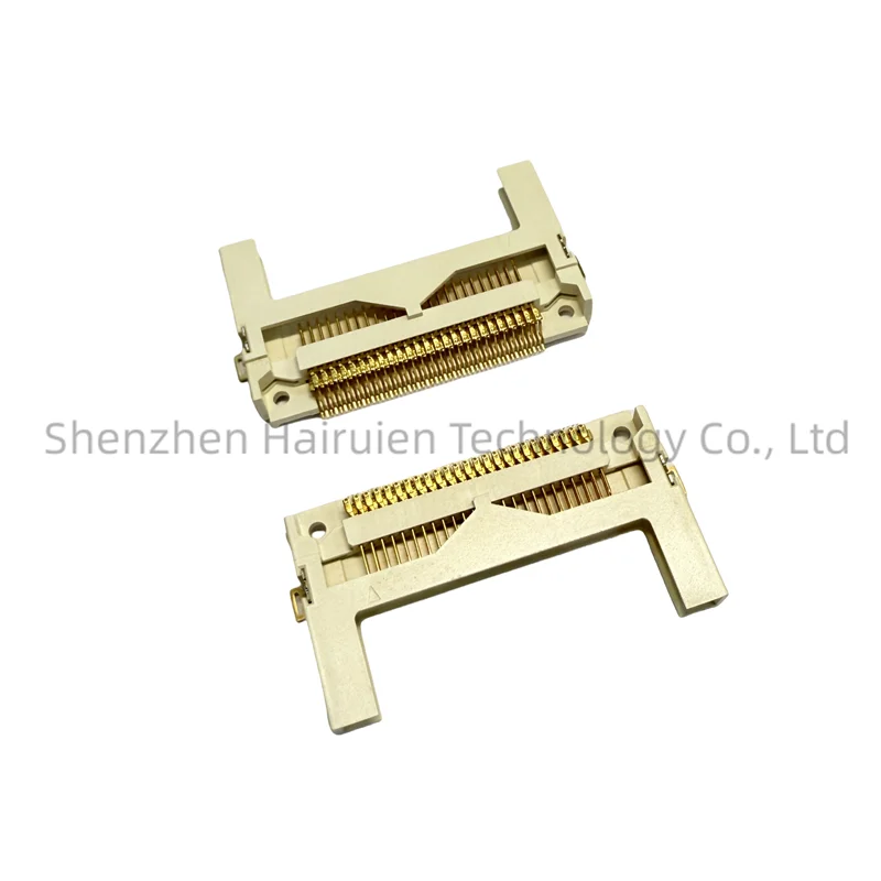 CF ผู้ถือบัตร 50pin เลียนแบบ 3 M Gold-Plated N7E50-7516PG-20 เดียวกันสล็อตหน่วยความจํา SOCKET CONNECTOR