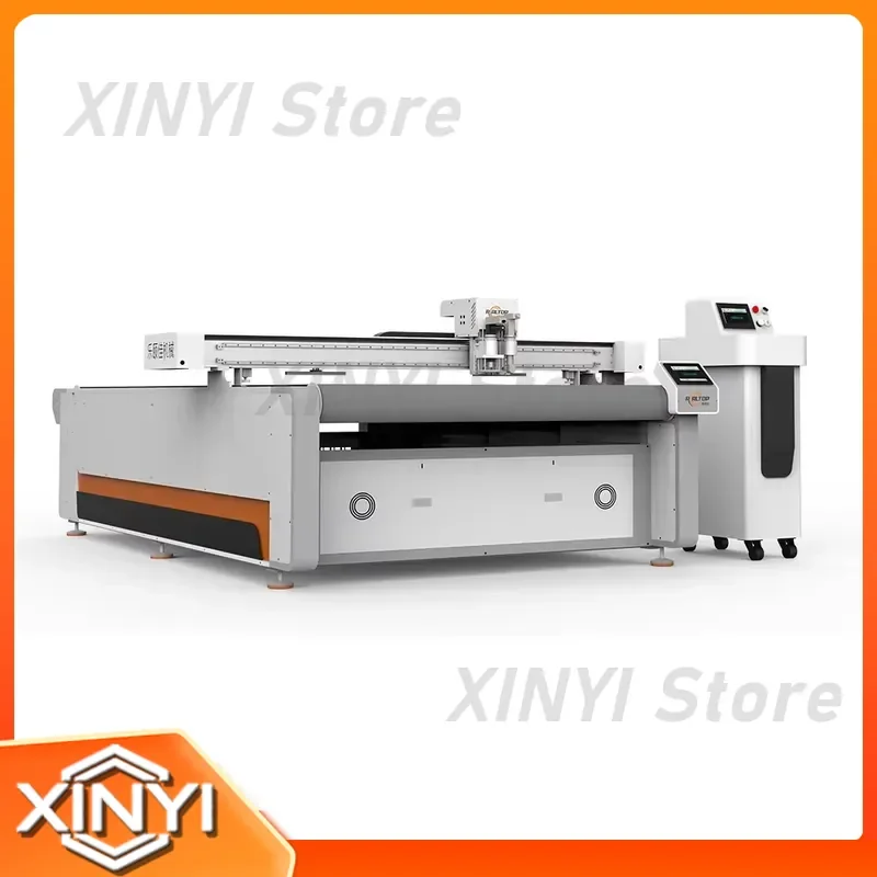 Fabric Layer Cutting Machine for Garment for Auto Fabric Edge Cutting for Collar Contour Cutting for Clothing Manufacturing