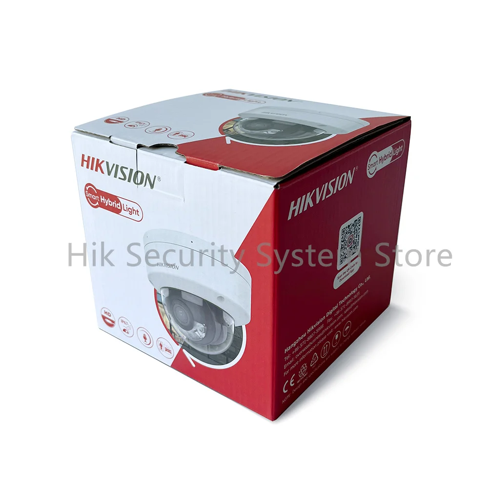 Imagem -02 - Hikvision-câmera ip Dome ir com Mic Embutido Ds2cd1143g2-liu Ds-2cd1143g0-i Câmera de Rede 28 mm Poe Substituir