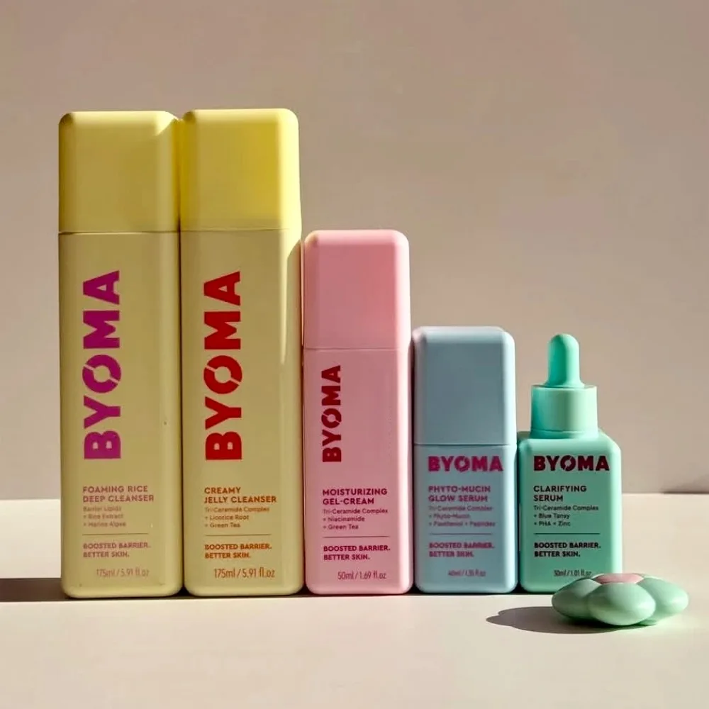 Korean Original BYOMA Phyto-Mucin Glow Serum Boost Barrier Gentle Essence Skincare Hydrating Recover Oil Moisturizing Gel-Cream