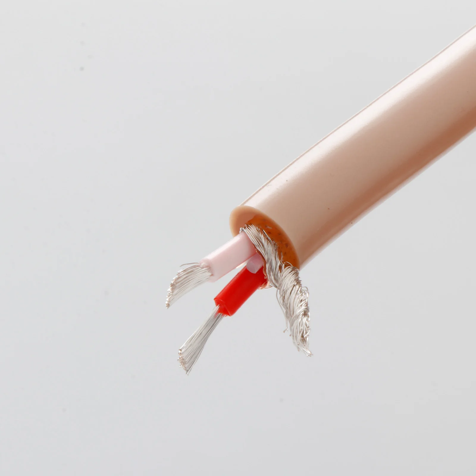 X419 cabo de áudio HiFi banhado a prata de 36 núcleos, cabo em massa sem plugue, pode ser usado para cabos de alto-falante DIY