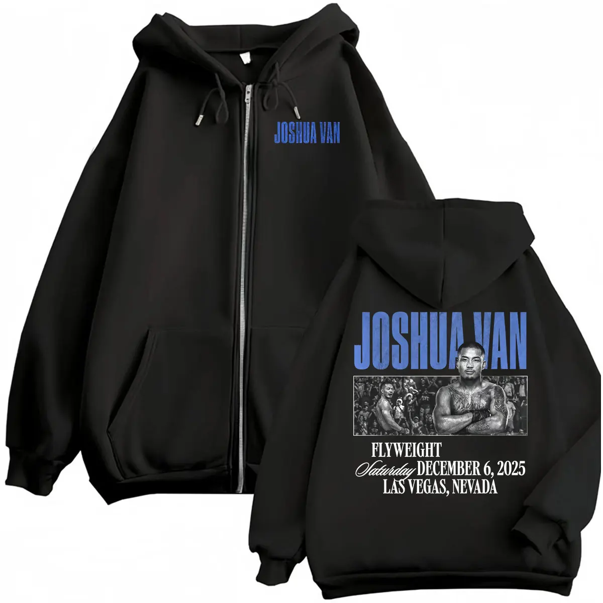 Sweatshirts à capuche zippés vintage Joshua Van The Fearless, vêtements pour hommes, sweatshirts Y2k, esthétique violence, vestes, manteaux, streetwear