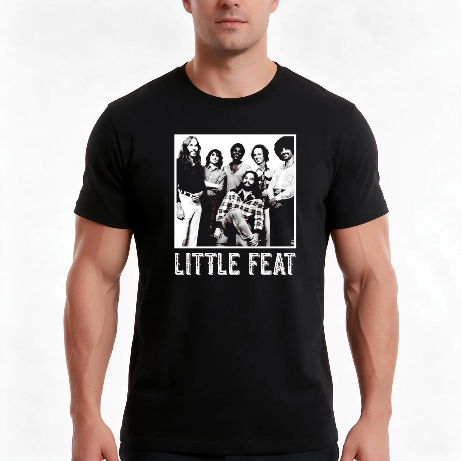 Little Feat 2 T-Shirt Summer Casual Cotton Tee Oversized Streetwear Tops Vintage Graphic Print Loose Fit Short Sleeve