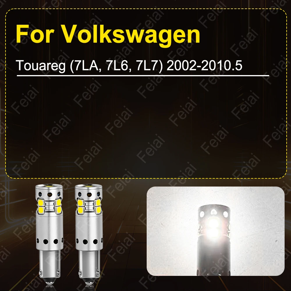BAY9S H21W LED Reverse Light For Volkswagen VW Touareg 7L Tuning Accessories Reversing Lamp 2002-2005 2006 2007 2008 2009 2010
