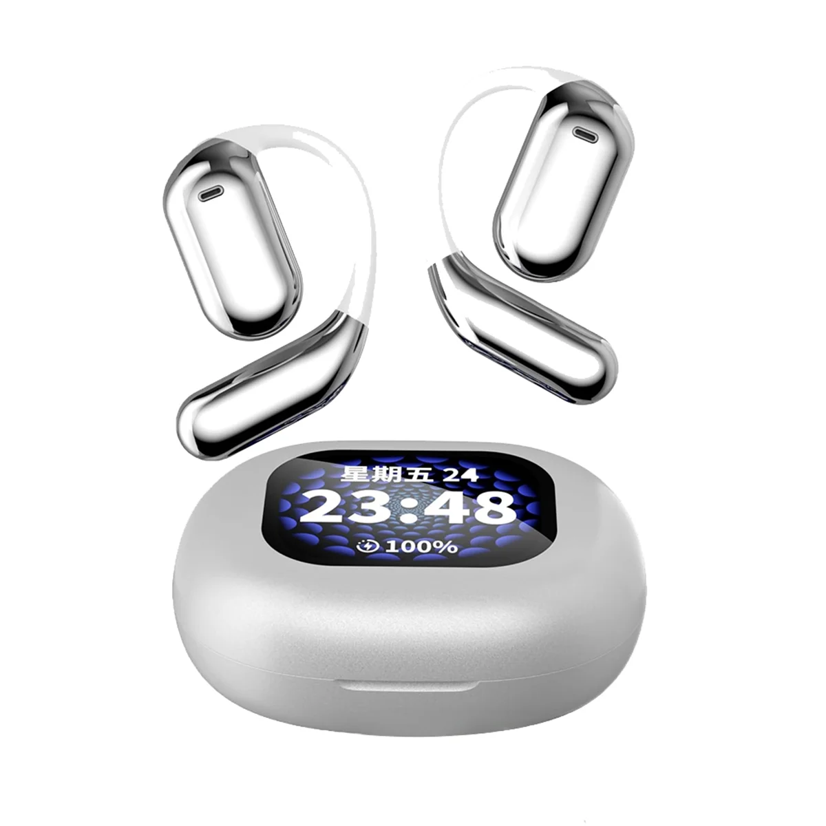 

T35C Earbuds,over the Ear Earbuds Earbuds True Wireless Open Ear Earbuds Bluetooth 5.4, Ipx5 Earbuds Noise Cancellation
