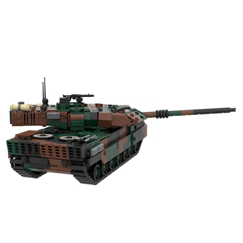 1001PCS MOC-240006 Leopard 2A6 Military WW2 Main Battle Tank Model Building Blocks Toy Creative Bricks Adult Kids Boy Xmas Gift