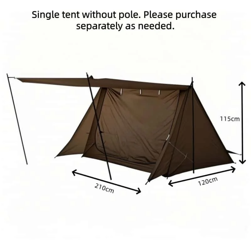 خيمة تخييم خارجية، مظلة 2 في 1، خيمة بارك خفيفة الوزن، مأوى الغابة، خيمة تخييم الشاطئ المحمولة لسهولة السفر #4