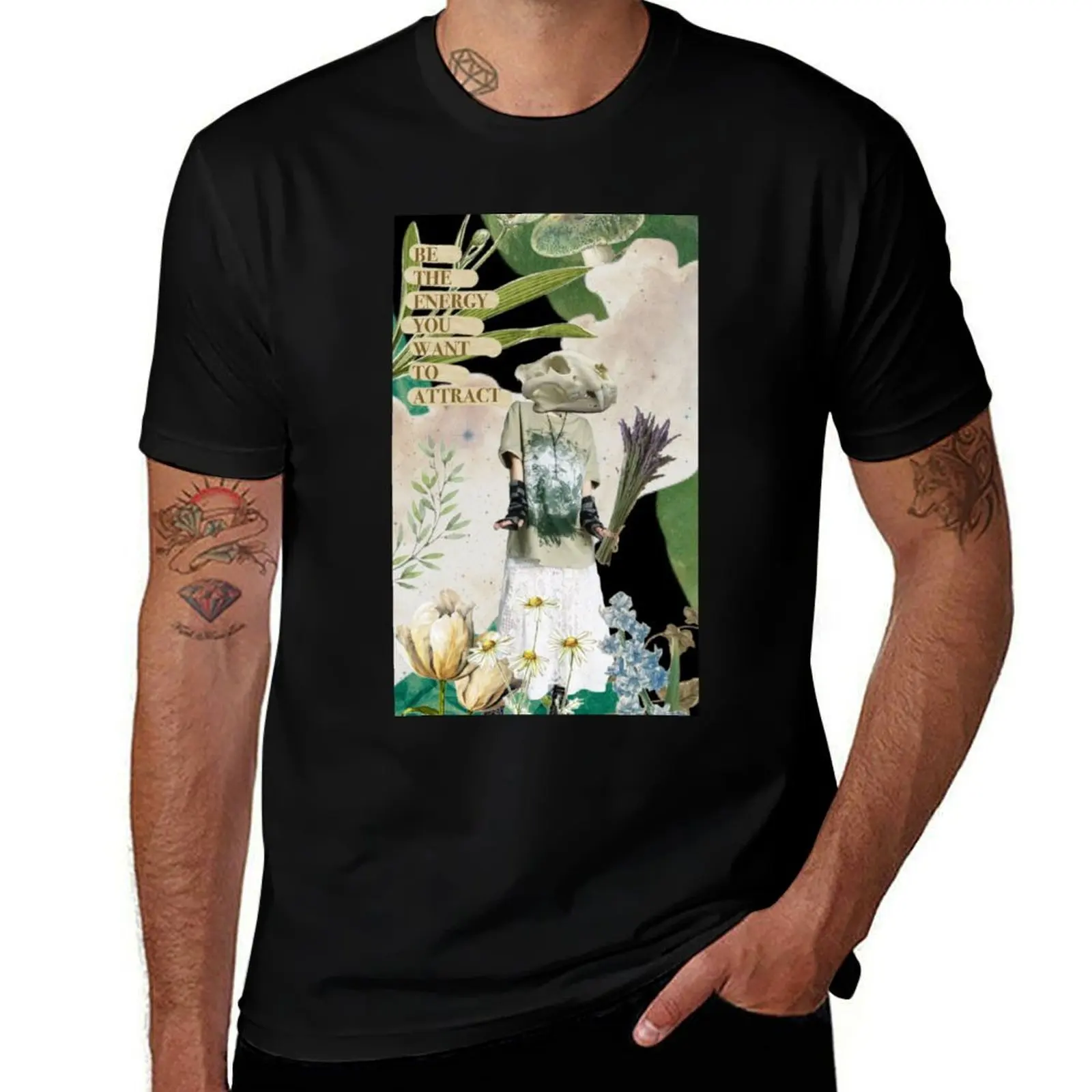 

Be The Energy You Want To Attract T-Shirt Anime t-shirt graphic tee shirt funny gifts anime stuff fitted t shirts for men
