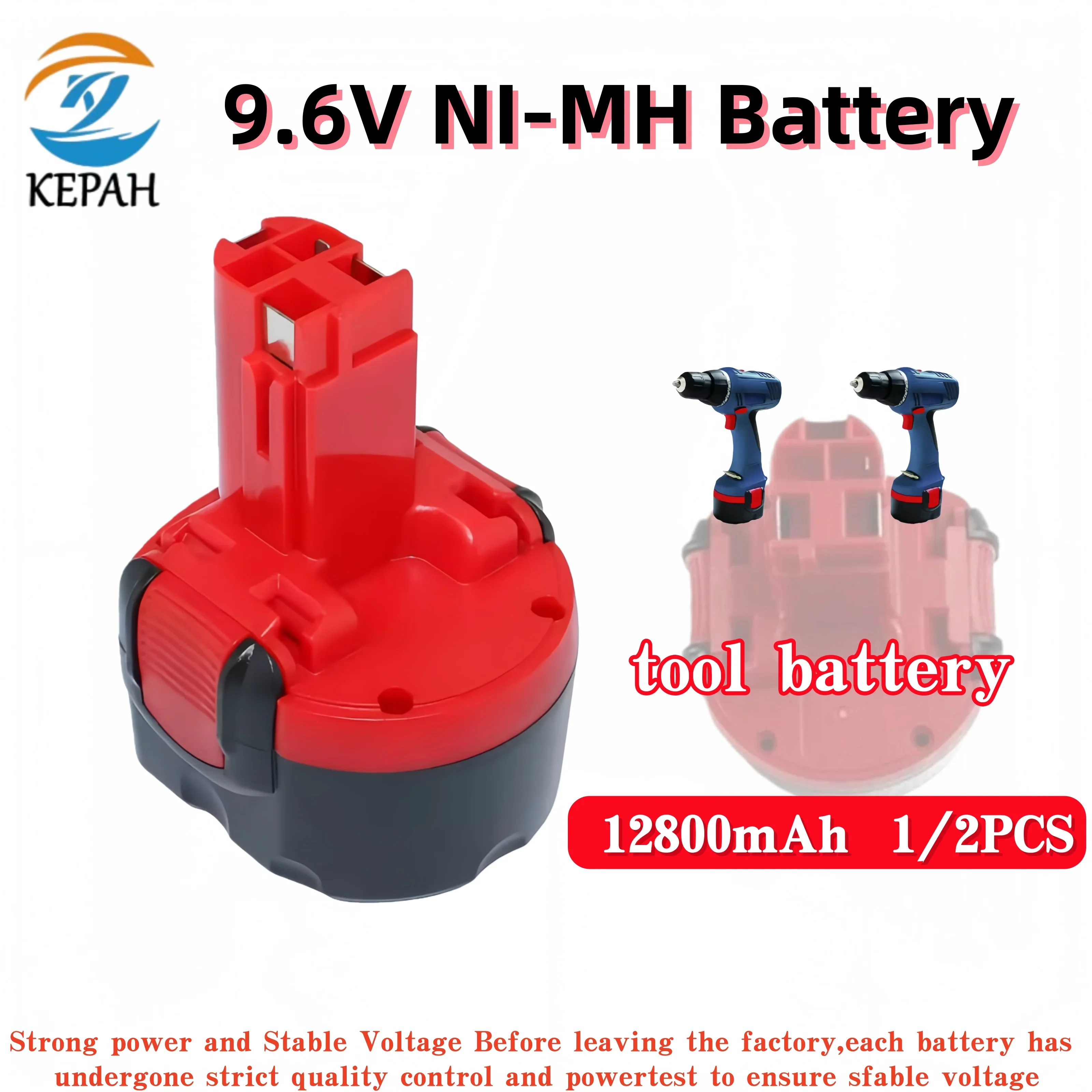 

Аккумулятор Ni-MH 9,6 В, 12800 мАч, перезаряжаемый | Замена для электроинструментов PSR 960 BH984 BAT048 BAT119 L50