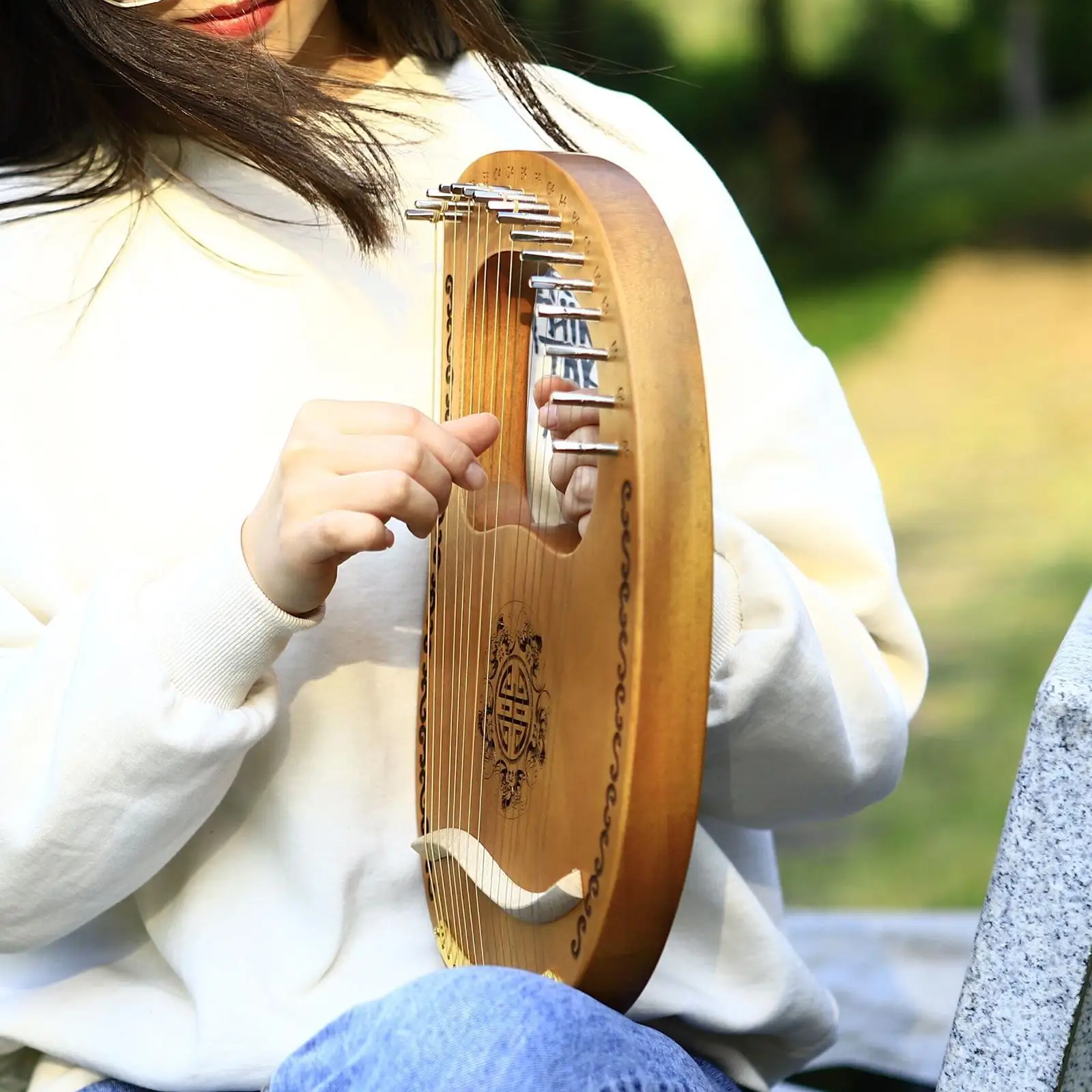 16 String Harp W / String Tuning for Adult Children Christmas Pres