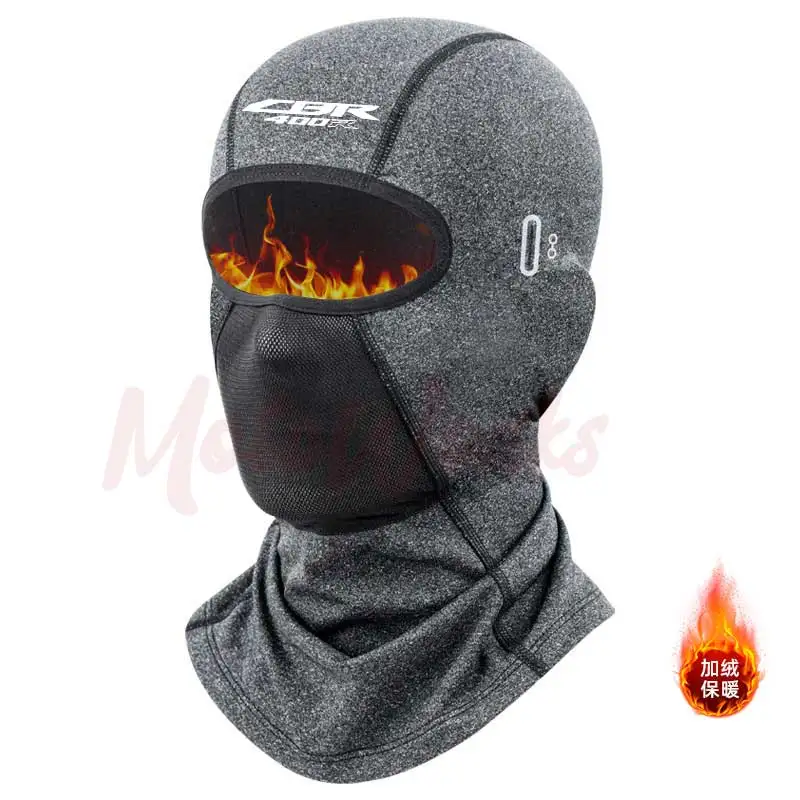 for HONDA CBR400R Motorcycle Balaclava Thermal Winter Hat Cycling Full Face Mask Warm