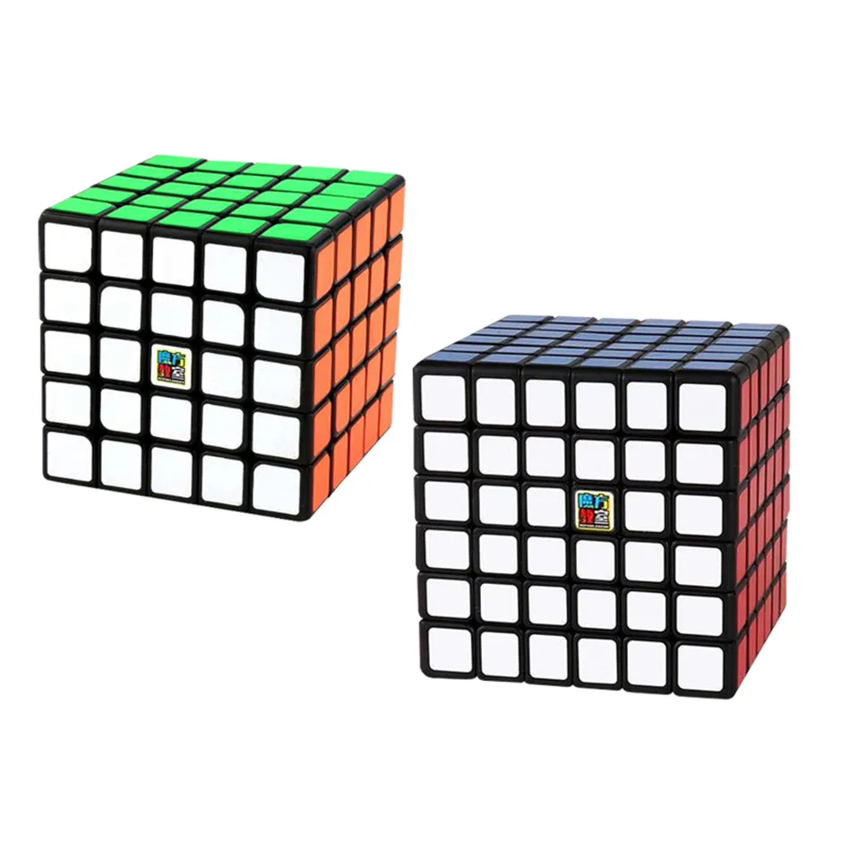 MoYu Meilong Speed cube Black Sticker 6x6x6 7x7x7 8x8x8 Cube Magic 4x4 5x5 6x6 7x7 8x8 Speed Puzzle Educational Toy Children